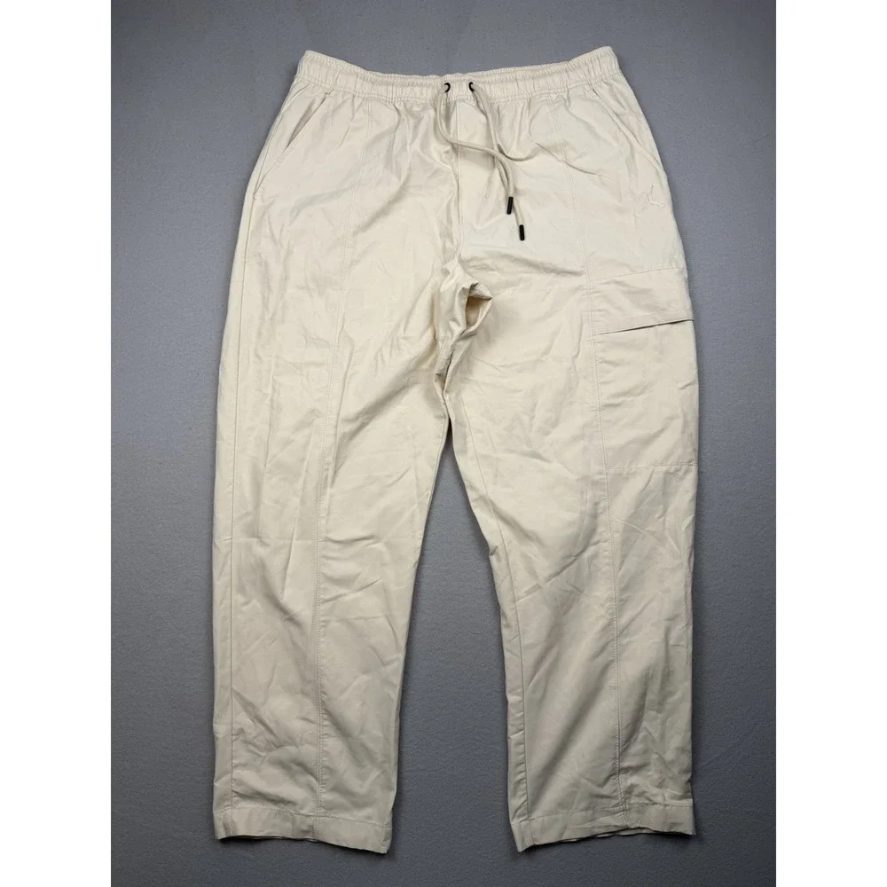 Jordan Essentials Woven Pants Light Brown Men's Size XL